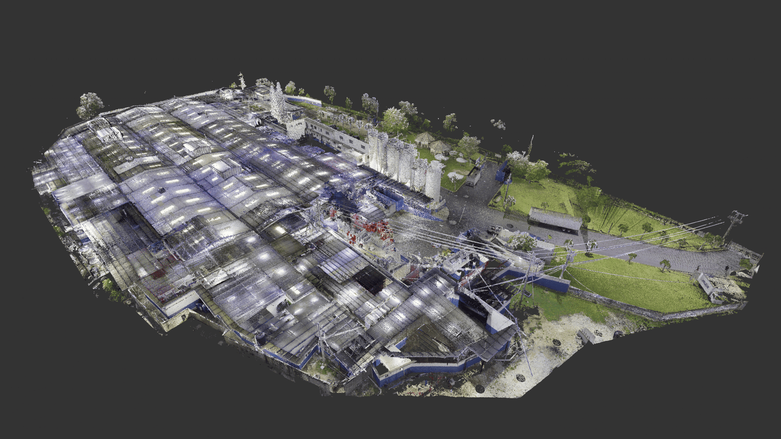 laser scanning of a old industrial bakery in Jamaica