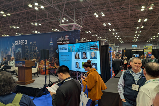 “Supporting But Not Replacing: AI’s Role in Construction” panel at New York Build 2026.